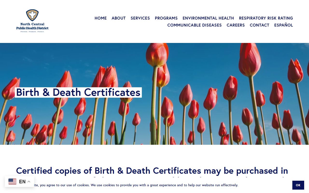 North Central Public Health District for Sherman County obituary and vital records